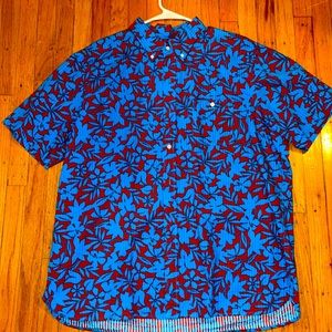 Lands end sea sucker button down